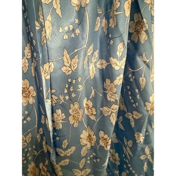 Vintage Oscar De La Renta Pink Label Floral Sleepwear Nightgown Size Medium - Picture 4 of 6